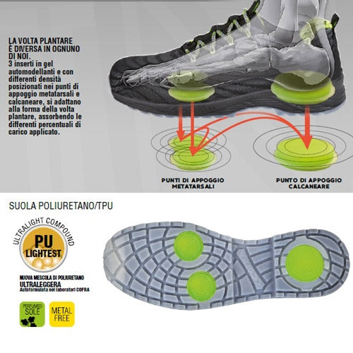 Scarpe antinfortunistiche Crossover Yellow S