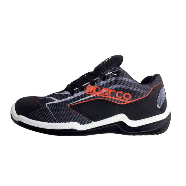 Scarpe antinfortunistiche Sparco Nascar S1 P Variante nera con inserti rossi