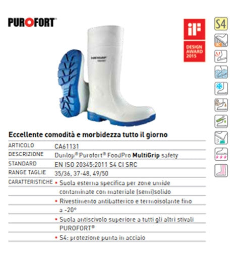 Scarpe di sicurezza Dunlop Purofort CA61131 S4