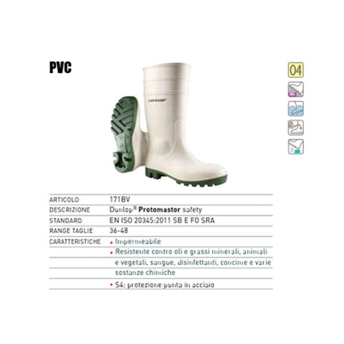 Scarpe di protezione Dunlop PVC 171BV S4