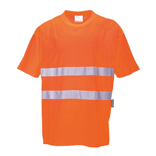 Portwest S172 Cotton Comfort T-shirt alta visibilità 2 bande reflex