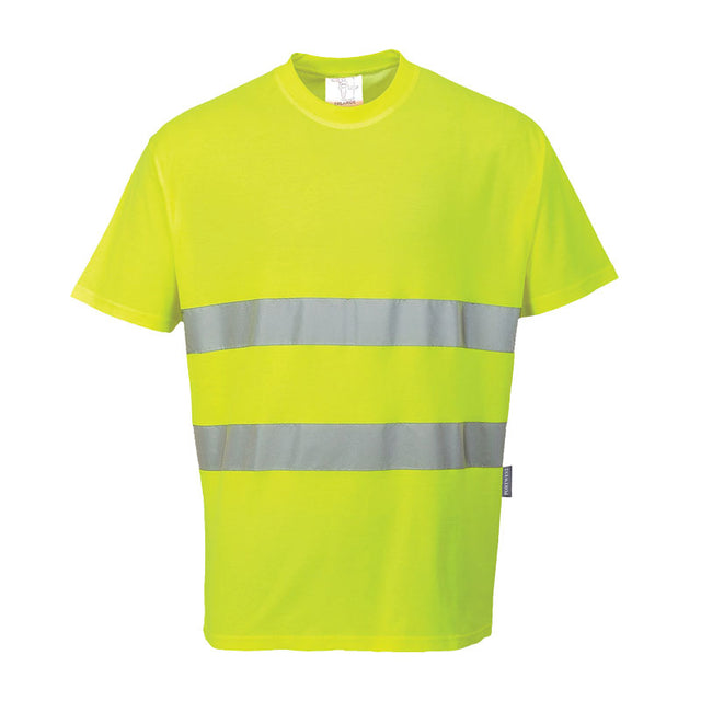Portwest S172 Cotton Comfort T-shirt alta visibilità 2 bande reflex