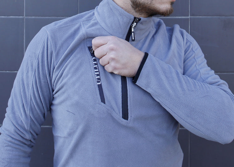 Felpa Mezza Zip Diadora Utility - Uomo, Cotone E Poliestere, Tasche, Per Lavoro - Foto 7