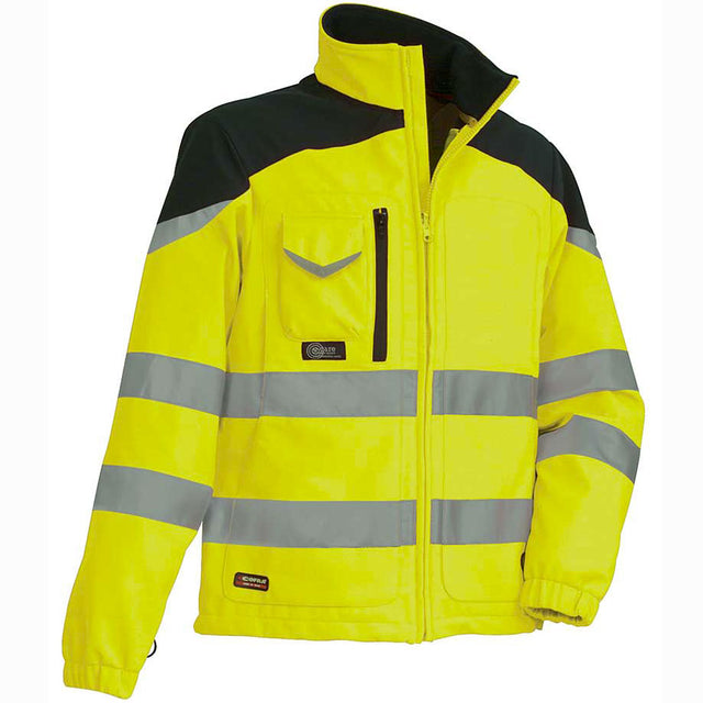 Giacca da lavoro softshell ad alta visibilità Cofra Nansen