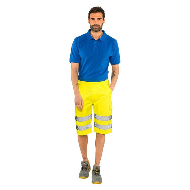 Pantaloni corti da lavoro alta visibilità Sottozero Shorts H.V 1570