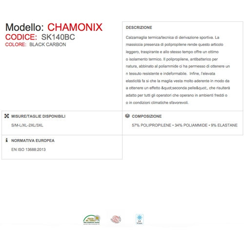 Chamonix U-Power Pantaloni termici