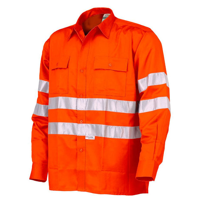 Camicia a manica lunga da lavoro ad alta visibilità issa, industrial starter 08160N