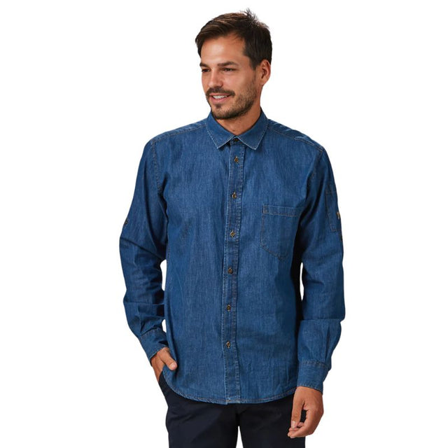 Camicia jeans uomo Gary's Mattia 260800 manica lunga
