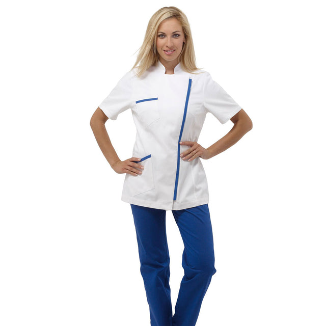 Casacca donna Siggi Loys bianca/blu art. 04CS0307