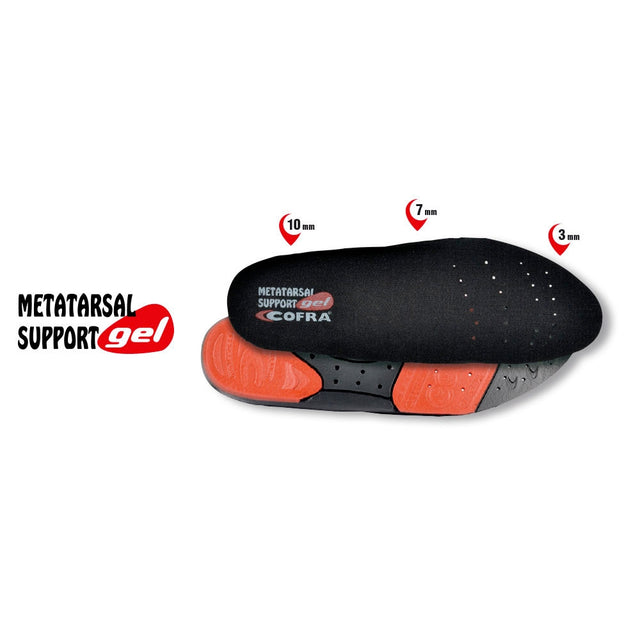 Solette per scarpe Cofra Metatarsal Support Gel