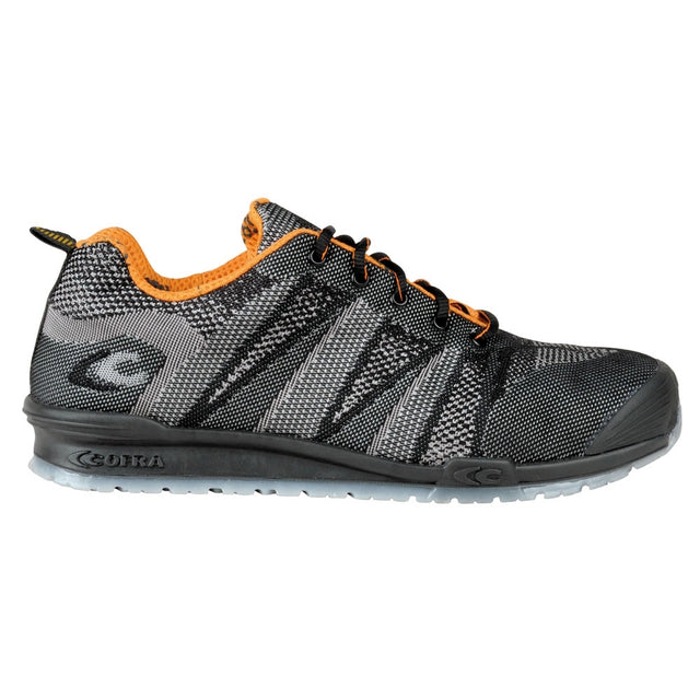 Calzature di sicurezza Fluent Black/Orange S1 P SRC Cofra