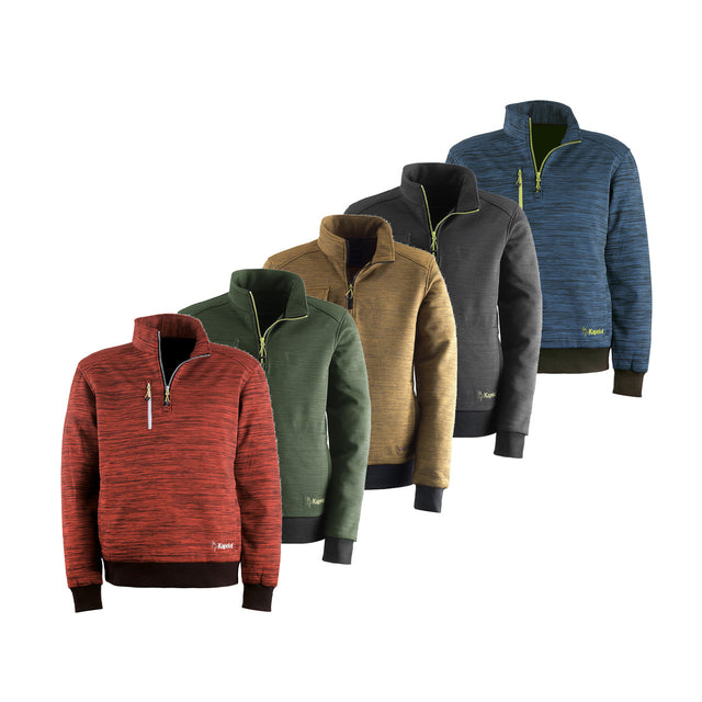 Felpa da lavoro Kapriol Slick Half zip