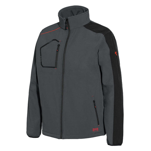 Felpa Industrial Starter Issa Kind 04508B da lavoro softshell zip lunga