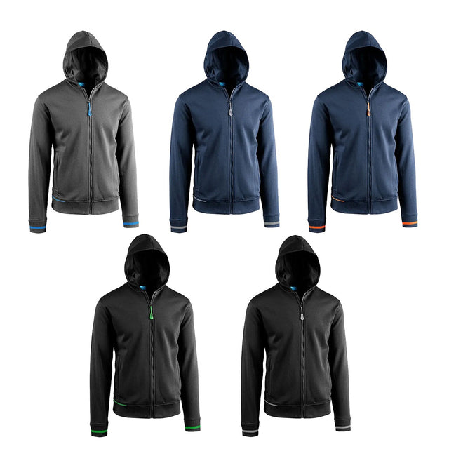 Felpa da uomo Sottozero Run full zip con cappuccio