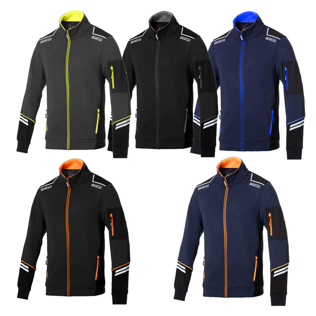 Felpa Sparco Alabama Tech Full Zip da lavoro