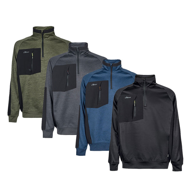 Felpa Leeds mezza zip U-Power