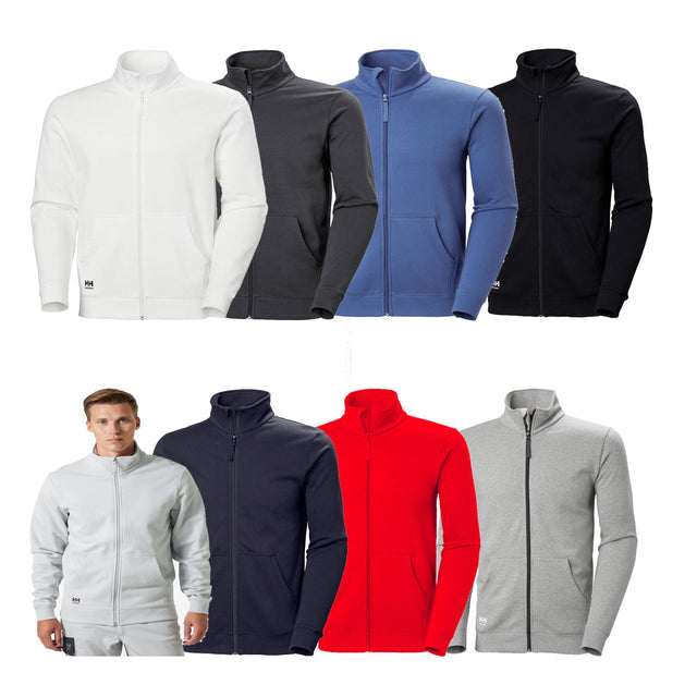 Felpa da lavoro Helly Hansen Classic 79326 zip intera