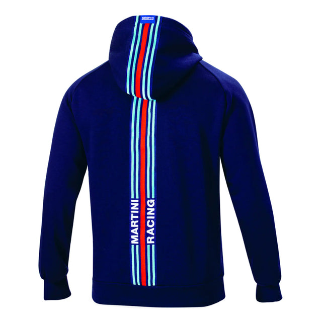 Sparco Felpa Hoodie Big Stripes Martini Racing 01340MR