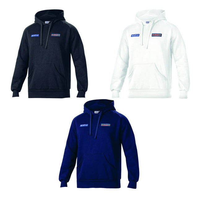 Sparco Felpa Hoodie Big Stripes Martini Racing 01340MR