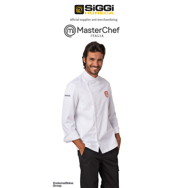 Giacca cuoco Master Chef Siggi bianca art. 26GA0197