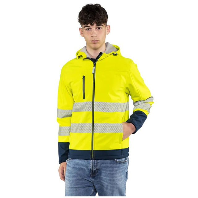 Giubbotto in softshell alta visibilità Sottozero Linate