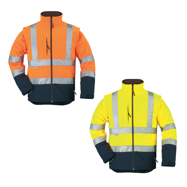 Coverguard Station 2 in 1 Giacca softshell alta visibilità