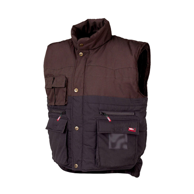 Gilet da lavoro Multitasche bicolore issa, industrial starter 04031BI