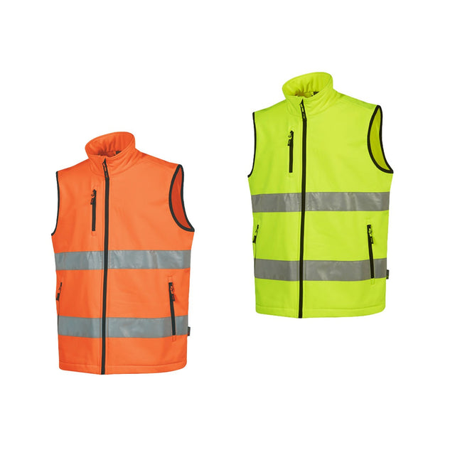 Gilet U-Power Alcor in softshell ad alta visibilità