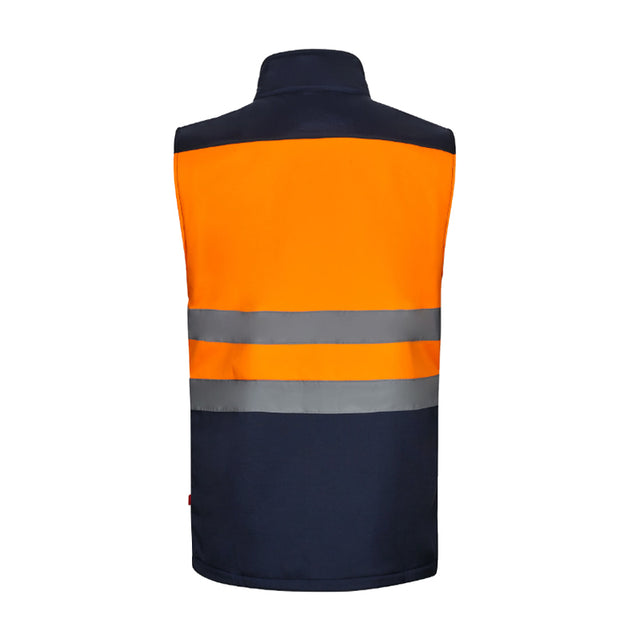 Gilet Velilla 305906 AV in soft shell bicolore ad alta visibilità
