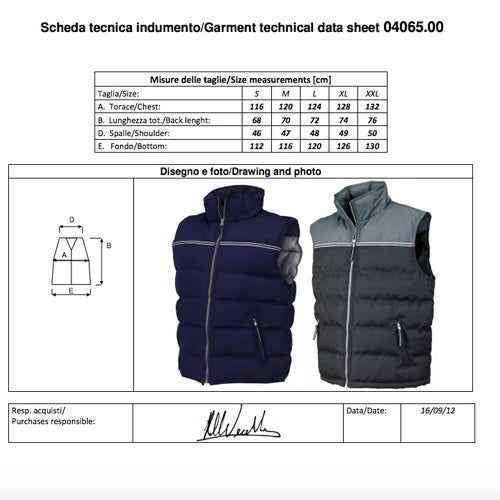 Gilet Ocean 04065 da lavoro Industrial Starter