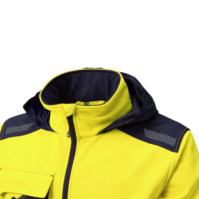 Giacca alta visibilità in softshell Neri Nice Stretch HV