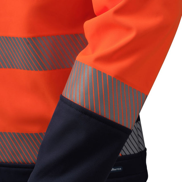Giacca alta visibilità in softshell Neri Nice Stretch HV