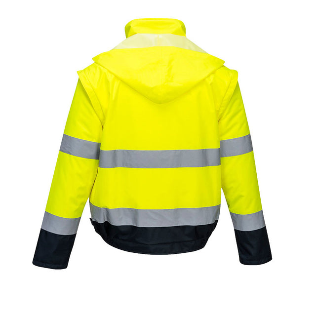 Giubbotto Bomber alta visibilità Portwest C464 Essential Lite 2 in 1