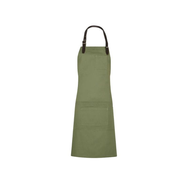 Grembiule da cucina con pettorina Gary's 156400 finiture in pelle