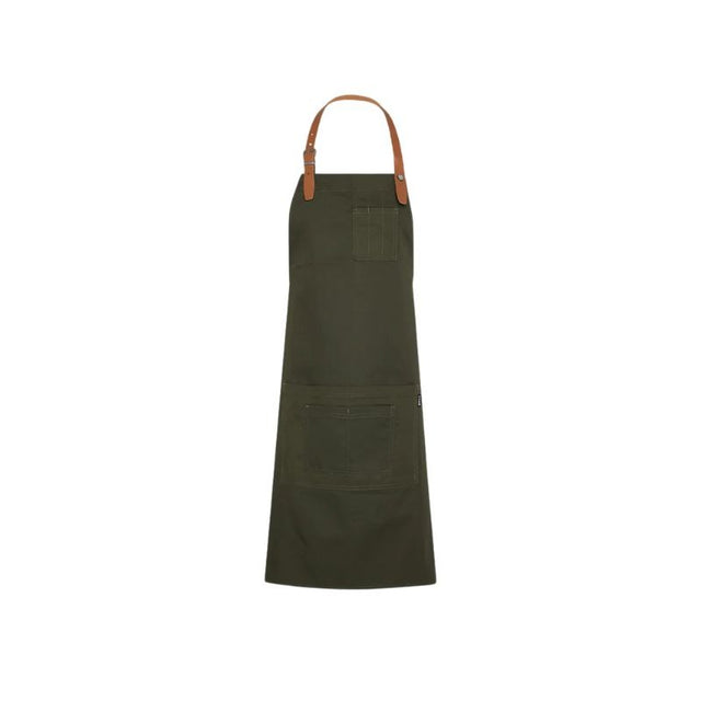 Grembiule da cucina con pettorina Gary's 156400 finiture in pelle
