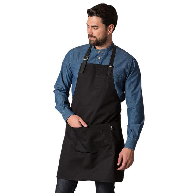 Grembiule da cucina con pettorina Gary's 156400 finiture in pelle