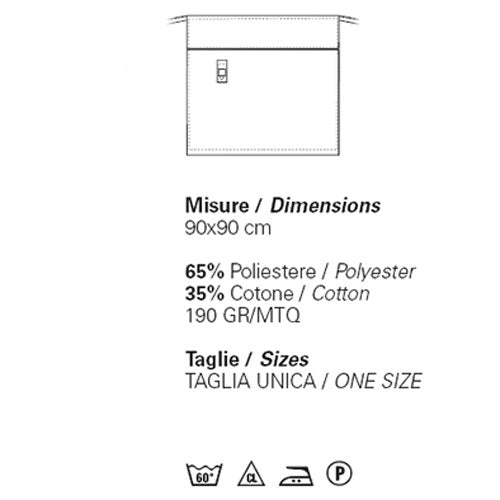 Grembiule da cucina Giblor’s Alessandro Nero/Tricolore 15P08H306