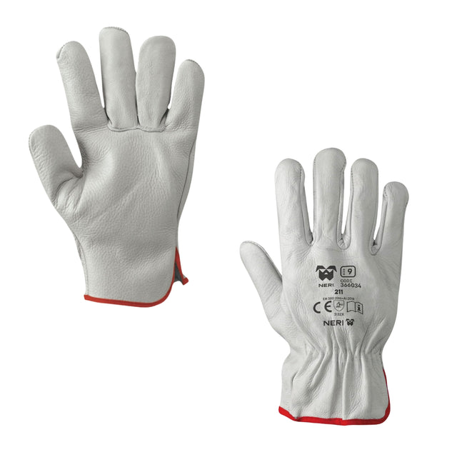 Guanti Neri 211 in pelle antinfortunistici
