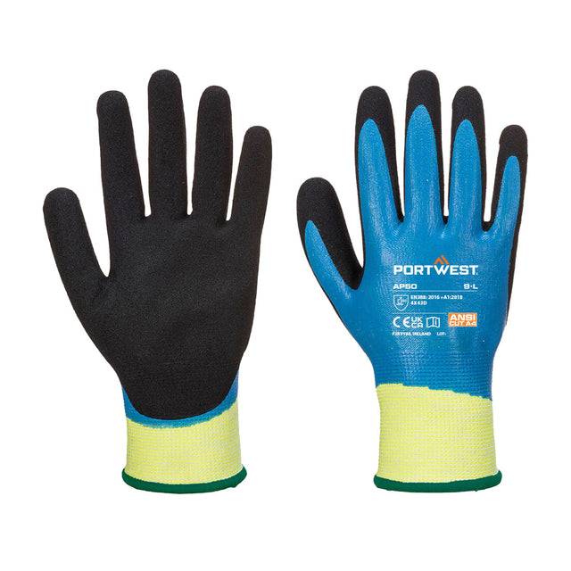 Guanti Aqua Cut Pro AP50 Portwest in nitrile da lavoro