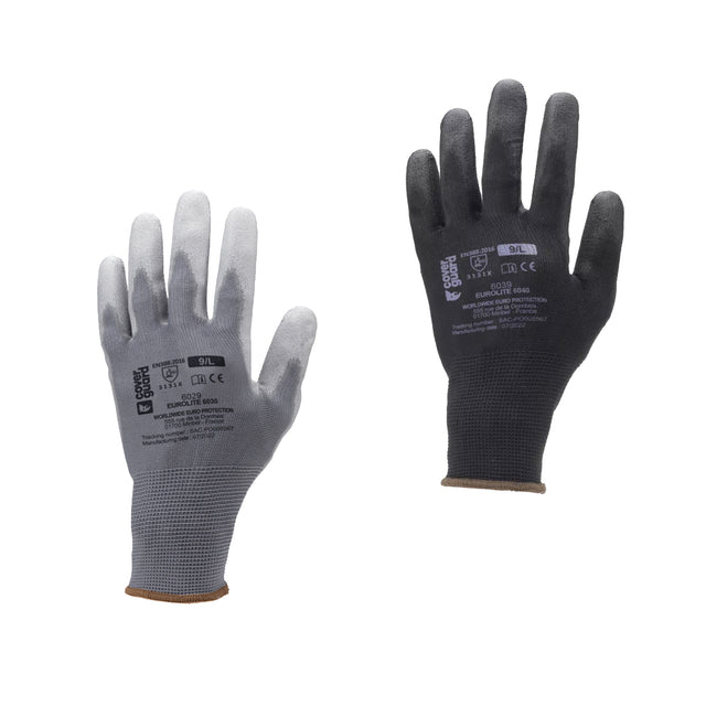 Guanti da lavoro spalmato PU Eurolite 6030