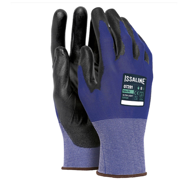 Guanti da lavoro spalmati in PU Issaline 17281 Ultra Light Catch