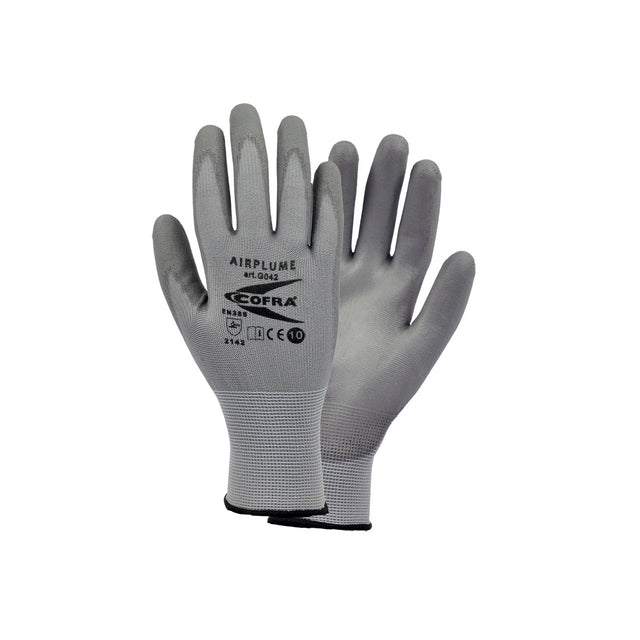 Guanti da lavoro Cofra Airplume grigio