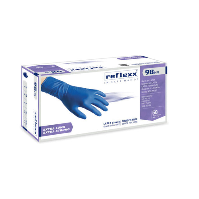 Reflexx R98 HR Guanti da lavoro in lattice con manichetta