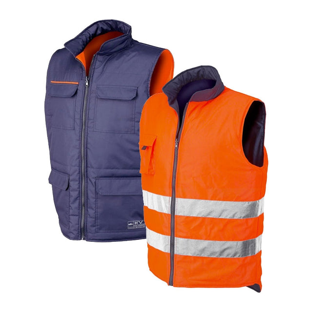 Gilet da lavoro ad alta visibilità, reverse Issa, Industrial Starter 04069