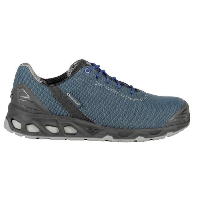 Calzature di sicurezza Hertz Blue S3 SRC Green fit Cofra