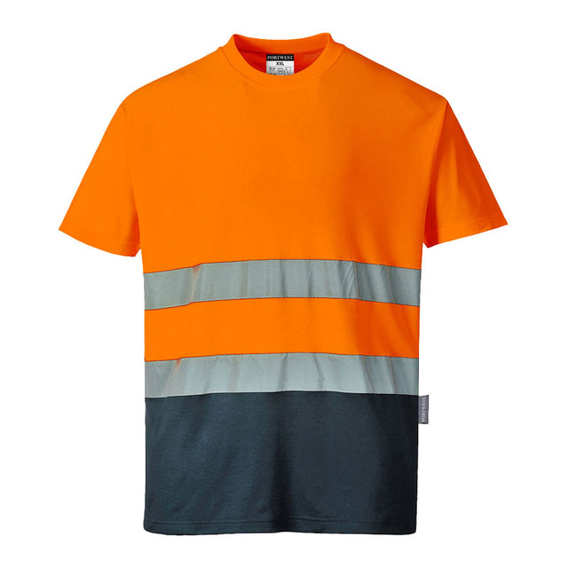 Portwest S173 Comfort Cotton T-shirt alta visibilità 2 bande reflex