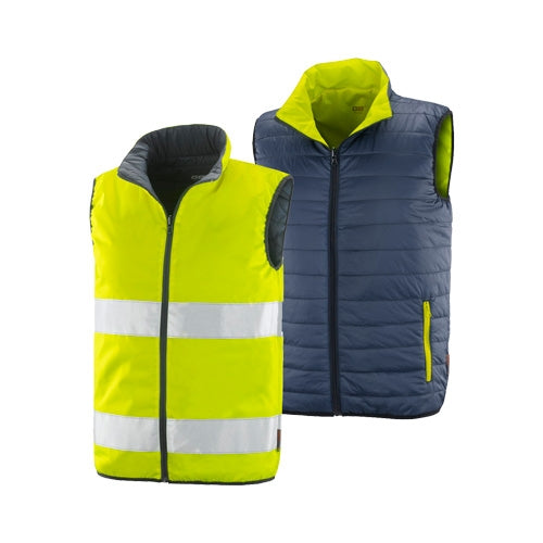 Gilet Neri Capua alta visibilità reversibile