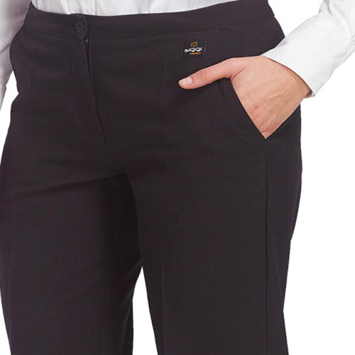 Pantaloni donna per sala Siggi Susanne nero art. 28PA0788