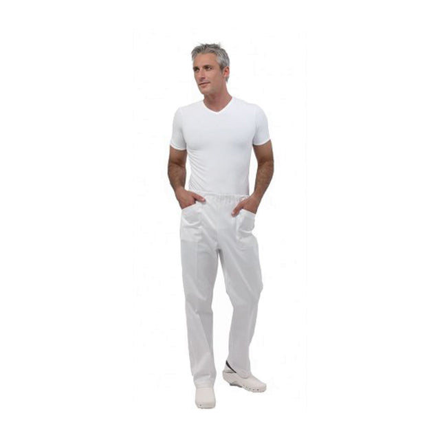 Pantaloni unisex Siggi Step One bianco art. 67SE0702/00-0014