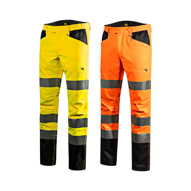 Diadora Utility HV Pant Cargo Pantaloni alta visibilità